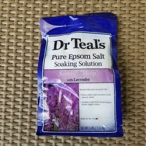 Dr. Teal's Epsom Salts Lavender Soak and Sleep 3lb Bag Purple